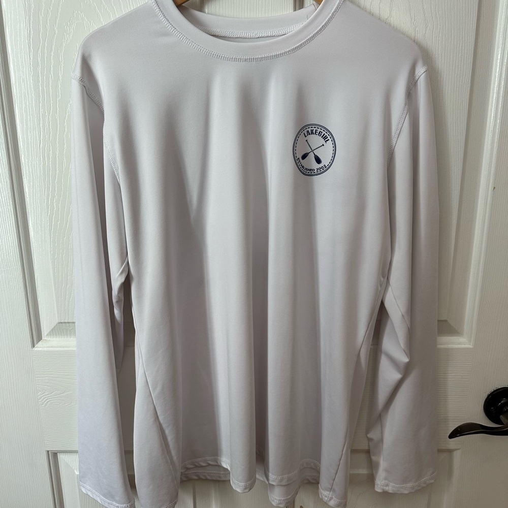 Women's White Long Sleeve Tee